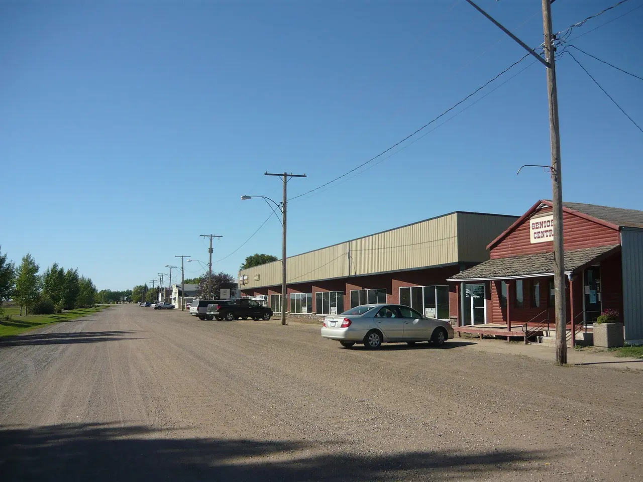 Main Street with the Senior Centre, 2009