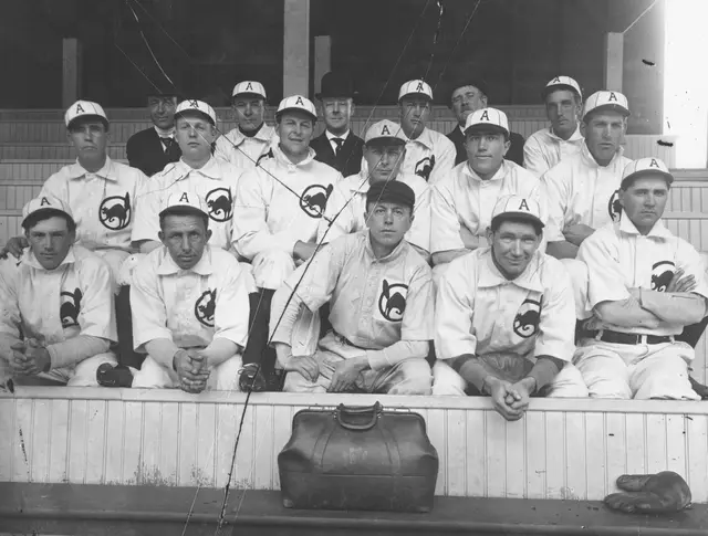 Aberdeen baseball club team portrait